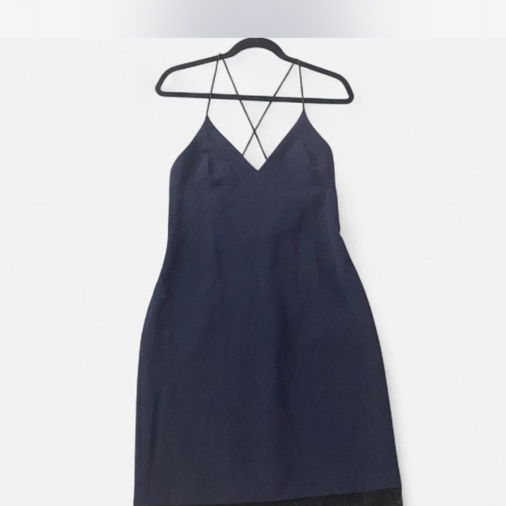 Alice + Olivia Midnight Blue Strappy Dress